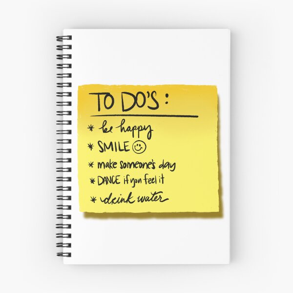 Item preview, To Do List Happy Version designed and sold by ghayle.