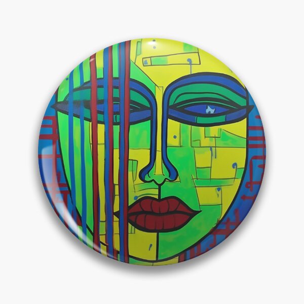 Artikelvorschau, AquaPop Expressionistisches Gesicht entworfen und verkauft von MarkV71.