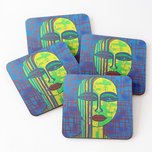 Artikelvorschau, AquaPop Expressionistisches Gesicht entworfen und verkauft von MarkV71.