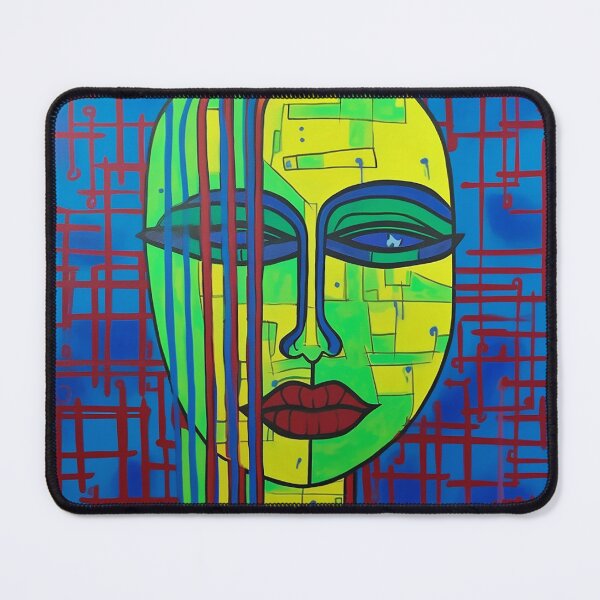 Artikelvorschau, AquaPop Expressionistisches Gesicht entworfen und verkauft von MarkV71.