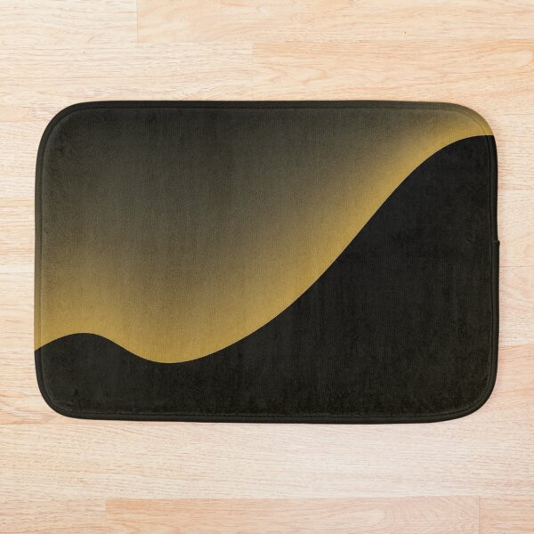 Aperçu de l'œuvre Dégradé de vagues dorées et noires créée et vendue par PrettyPixel0.