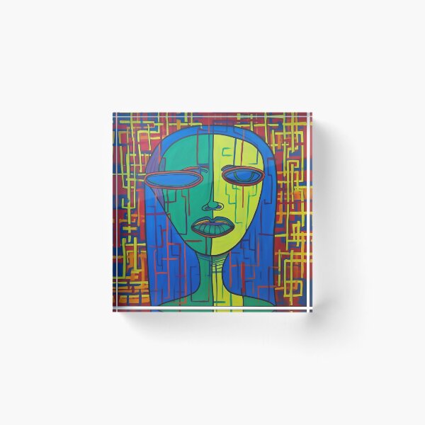 Artikelvorschau, AquaPop Expressionistisches Gesicht entworfen und verkauft von MarkV71.