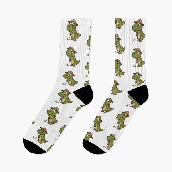 Item preview,  Cool Funny Green Dino Playing Golf T-Rex Lover Golfer designed and sold by SOUFIANE1991.