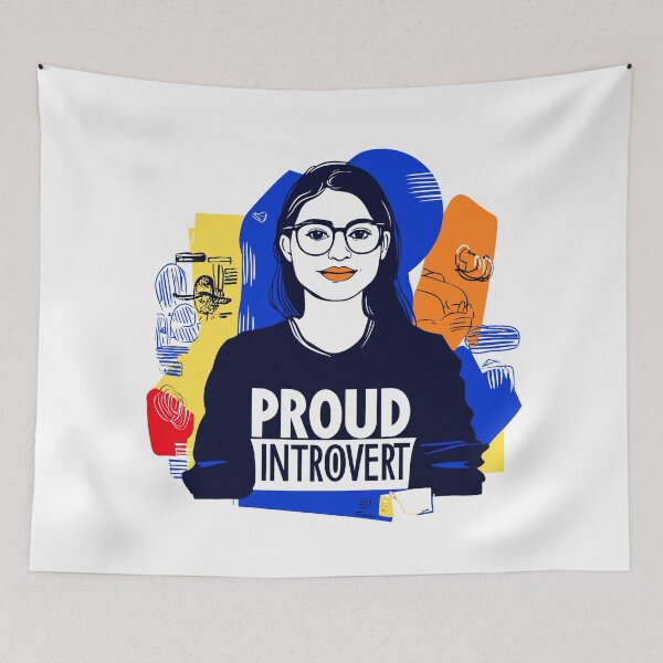 Artikelvorschau, Lebendiges, stolzes, introvertiertes Grafikdesign entworfen und verkauft von Artbyminga.