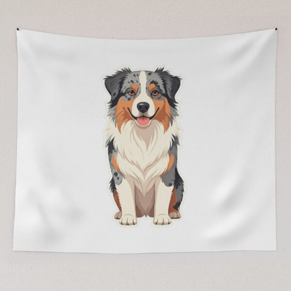 Item preview, Australian shepherd designed and sold by StickersRyous.