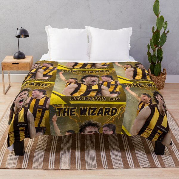 Item preview, Nick Watson The Wizard Hawthorn Hawks AFL Football designed and sold by tigersman32.