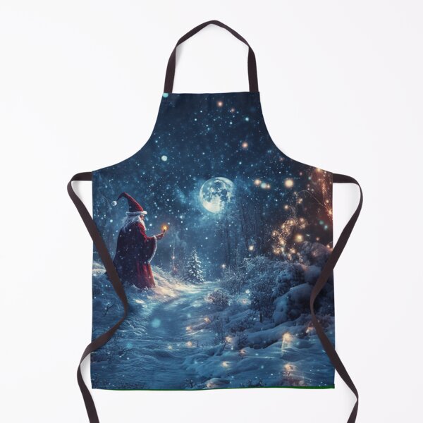 Item preview, Magical Santa Wizard in the Snow(Christmas) designed and sold by AbsudlyEpicAI.
