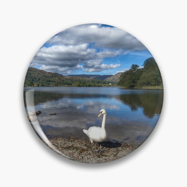 Item preview, Grasmere Swan Landscape designed and sold by Alisonchambers2.