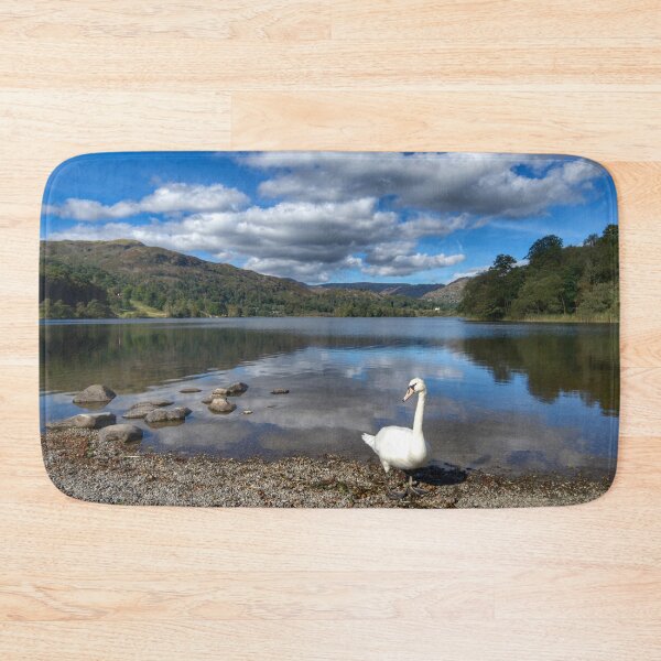 Item preview, Grasmere Swan Landscape designed and sold by Alisonchambers2.