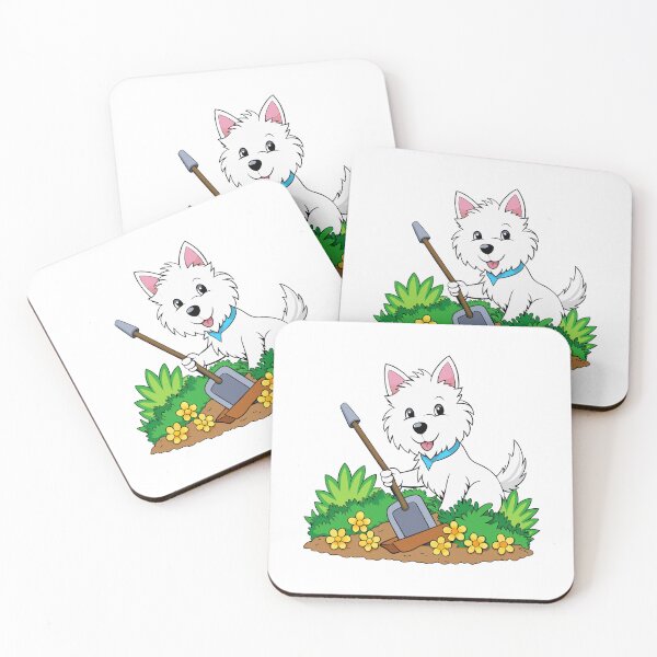 Item preview, Mischievous West Highland White Terrier Art designed and sold by iwcus.