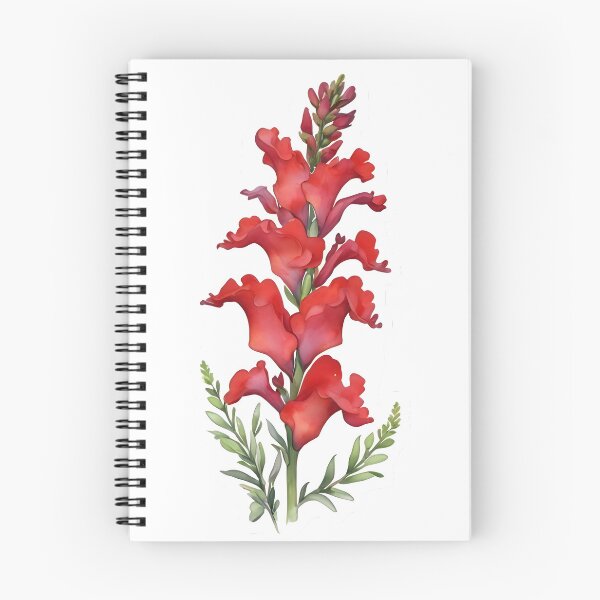 Item preview, Red Snapdragons (Antirrhinum majus) designed and sold by HOMETOWN86.