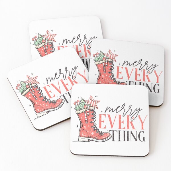 Item preview, Merry Everything - Festive Design with Cheerful Boot designed and sold by CWT-JustforFun.