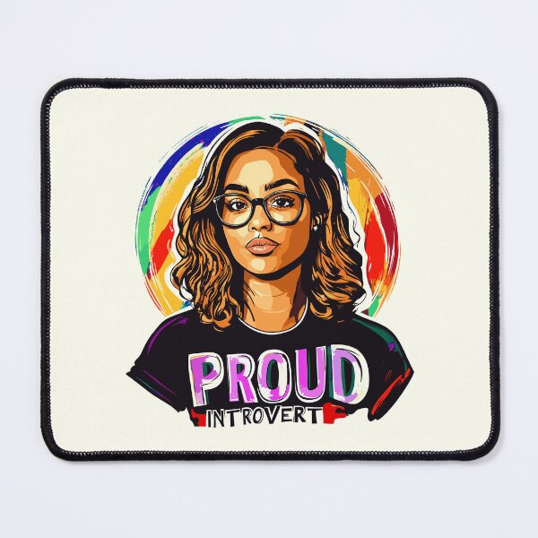 Item preview, Colorful "Proud Introvert" Graphic design designed and sold by Artbyminga.