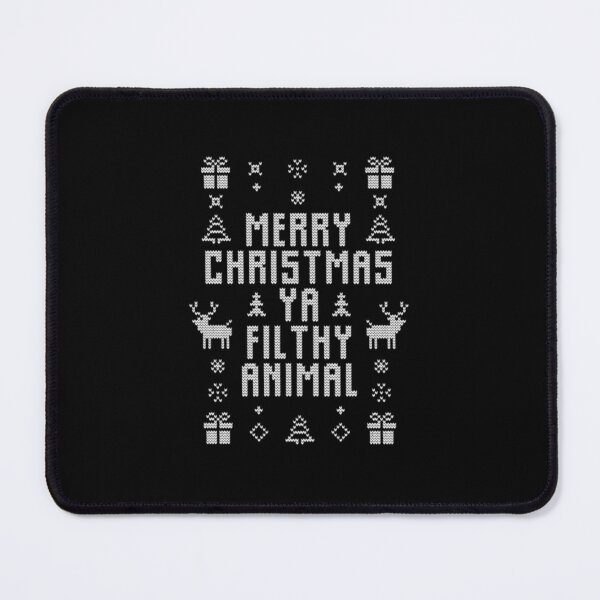 Item preview, Ugly Christmas Sweater - Merry Christmas You Filthy Animal designed and sold by vifernndan.
