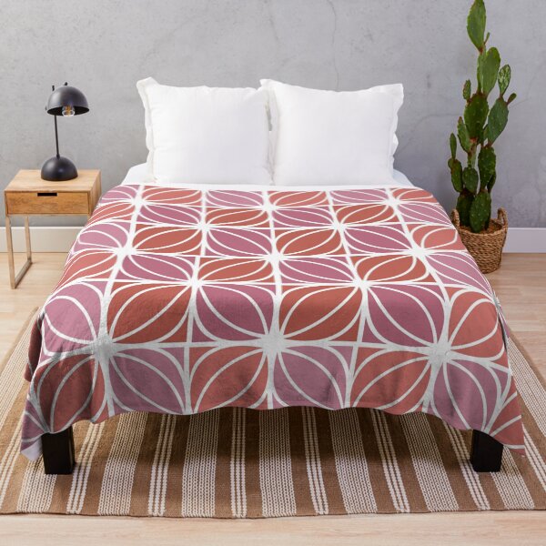 Item preview, Leaf Rays Pattern (Fall Pinks Variant) designed and sold by Julia Marshall Felix.