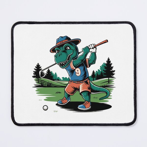 Item preview, Cool Funny Green Dino Playing Golf T-Rex Lover Golfer designed and sold by SOUFIANE1991.