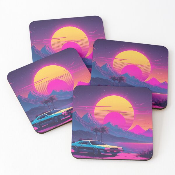 Item preview, Retro Synthwave Car Design designed and sold by papi1998.