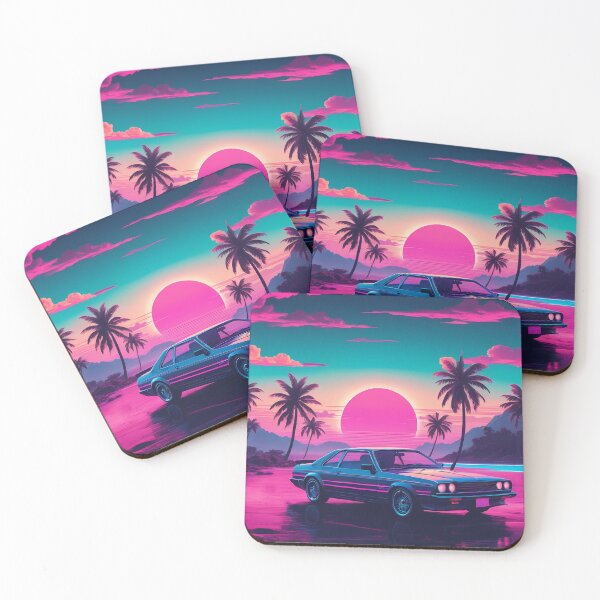 Item preview, Retro Synthwave Car Design designed and sold by papi1998.