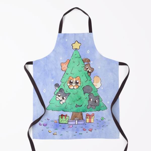 Item preview, Christmas with cats designed and sold by IcyBubblegum.