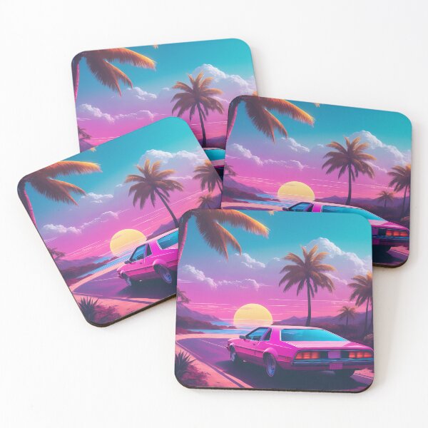 Item preview, Retro Synthwave Car Design designed and sold by papi1998.