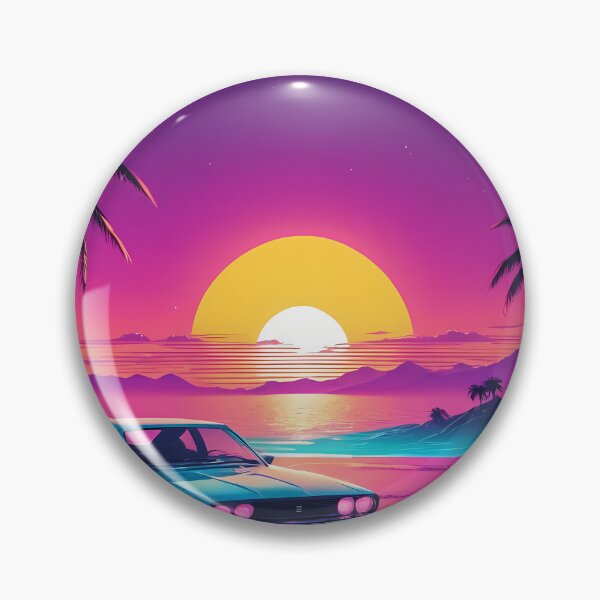 Item preview, Retro Synthwave Car Design designed and sold by papi1998.