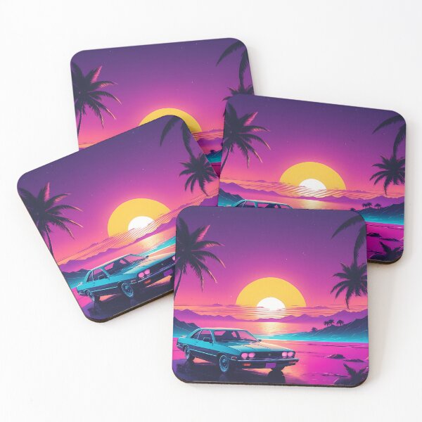 Item preview, Retro Synthwave Car Design designed and sold by papi1998.