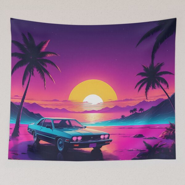 Item preview, Retro Synthwave Car Design designed and sold by papi1998.