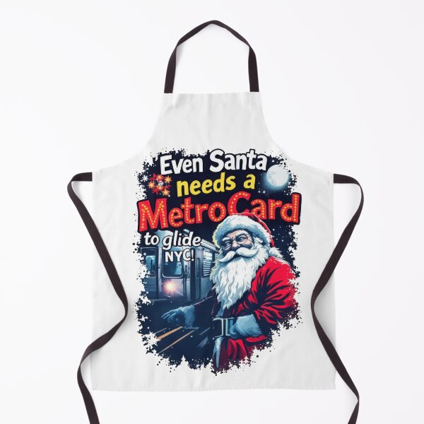 Item preview, New York Subway NYC Subway Train - Christmas Santa Edition designed and sold by MayaDelaye.