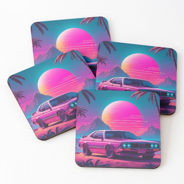 Item preview, Retro Synthwave Car Design designed and sold by papi1998.