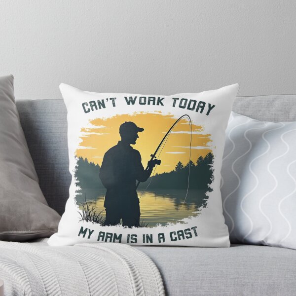 Item preview, I Can’t Work Today My Arm Is In A Cast Funny Fishing Fathers Day designed and sold by CraftedByDisha.
