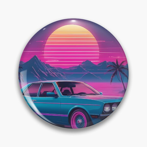 Item preview, Retro Synthwave Car Design designed and sold by papi1998.