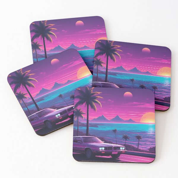 Item preview, Retro Synthwave Car Design designed and sold by papi1998.