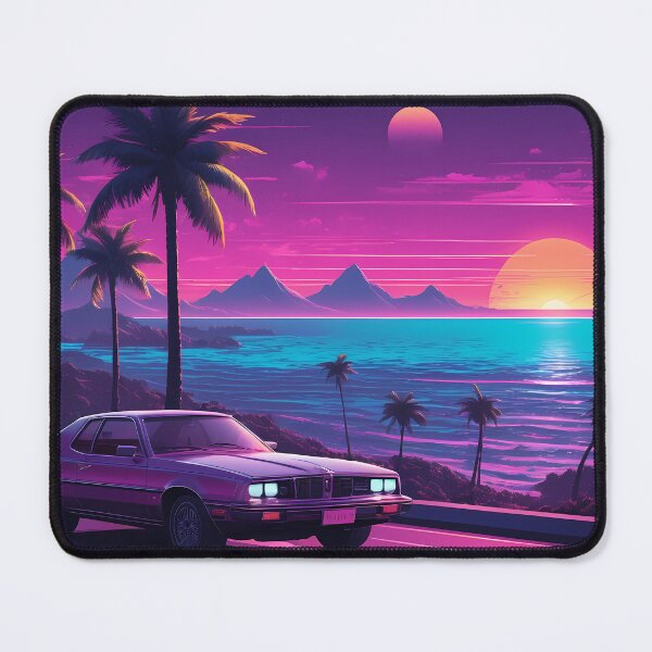 Item preview, Retro Synthwave Car Design designed and sold by papi1998.