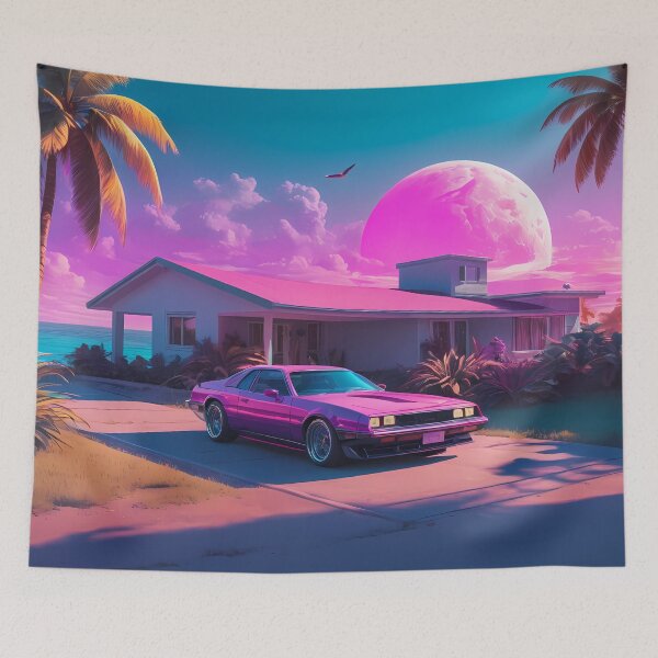 Item preview, Retro Synthwave Car Design designed and sold by papi1998.