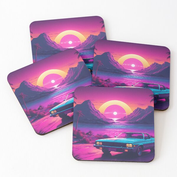 Item preview, Retro Synthwave Car Design designed and sold by papi1998.