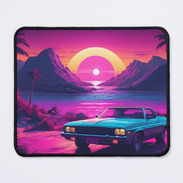 Item preview, Retro Synthwave Car Design designed and sold by papi1998.