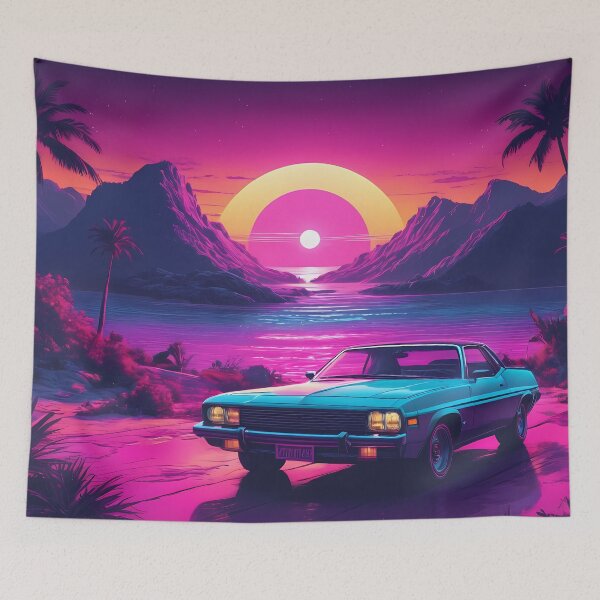 Item preview, Retro Synthwave Car Design designed and sold by papi1998.