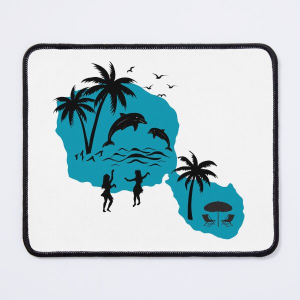 Item preview, Tahiti Map designed and sold by DesignDazzles.