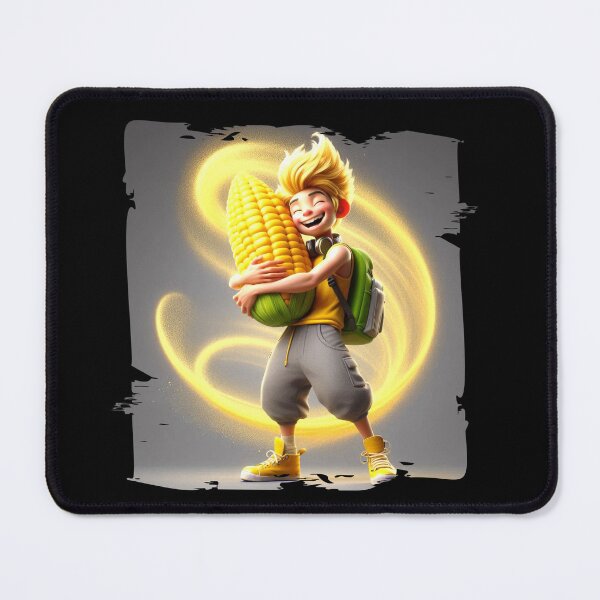 Item preview, Boy Hugging a Giant Corn – Perfect Gift for Nature Lovers designed and sold by Hungry-Murphy.