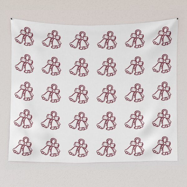 Item preview, Ringing Bells Burgundy designed and sold by MagentaTwilight.