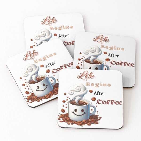 Item preview, Life Begins After Coffee designed and sold by Access Printables.