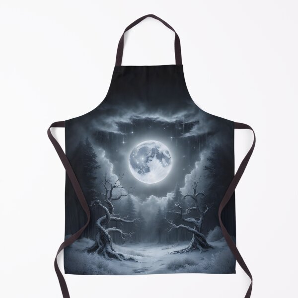 Item preview, Enchanted Full Wolf Moon - Mystical Winter Forest by LaLi Designs designed and sold by LaLi-Designs.