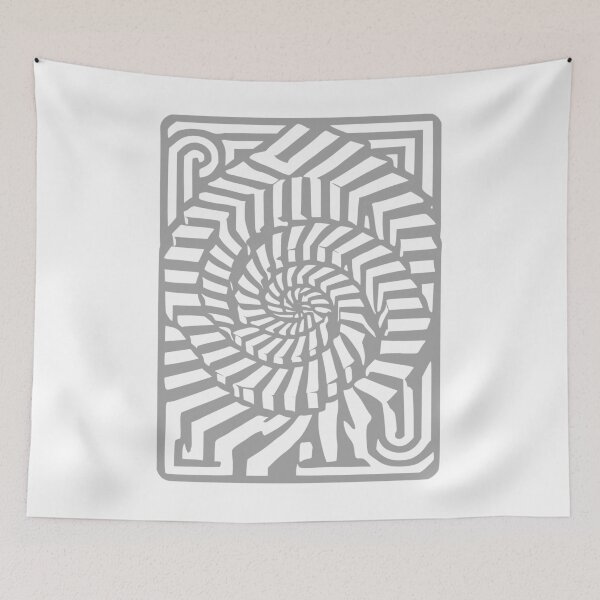 Item preview, Hypnotic Spiral Maze - Geometric Optical Illusion designed and sold by CWT-JustforFun.