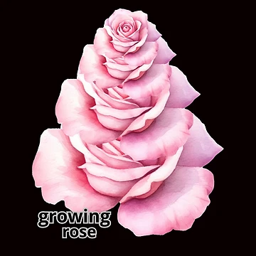 Artwork thumbnail, GROWING ROSE by Tadeusz1