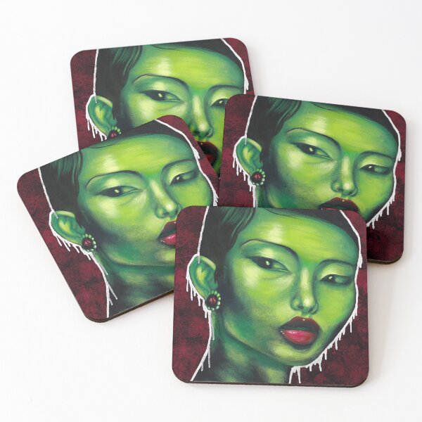 Item preview, Green Tara Tibetan Goddess of Compassion designed and sold by GildedGoddess71.