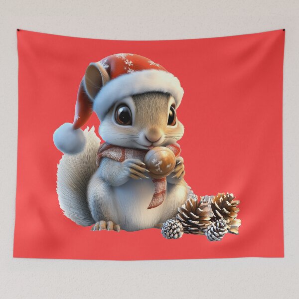 Item preview, Squirrel in a Winter Wonderland designed and sold by silp159.