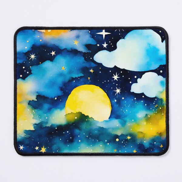 Item preview, Dreamy Night Sky Watercolor 3 designed and sold by Tom-Johnson.