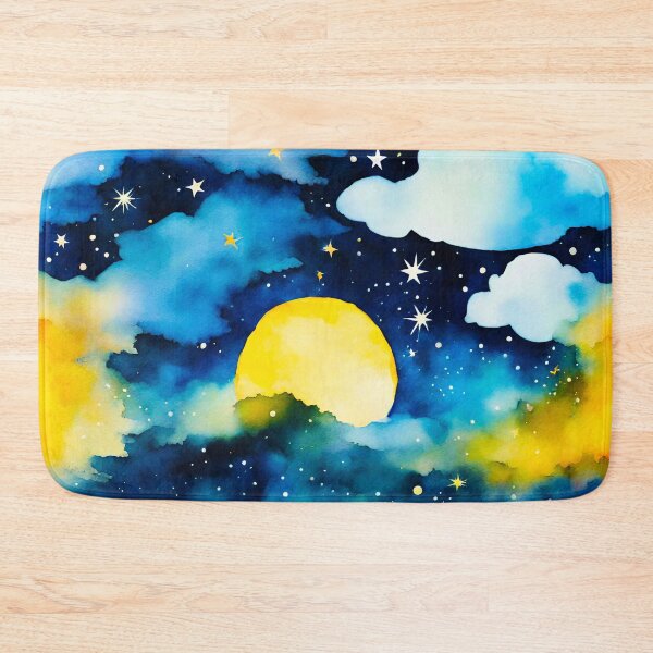 Item preview, Dreamy Night Sky Watercolor 3 designed and sold by Tom-Johnson.