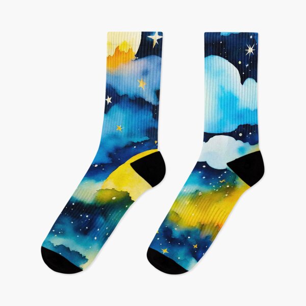 Item preview, Dreamy Night Sky Watercolor 3 designed and sold by Tom-Johnson.