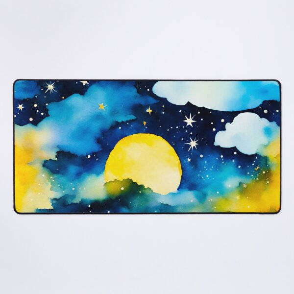 Item preview, Dreamy Night Sky Watercolor 3 designed and sold by Tom-Johnson.